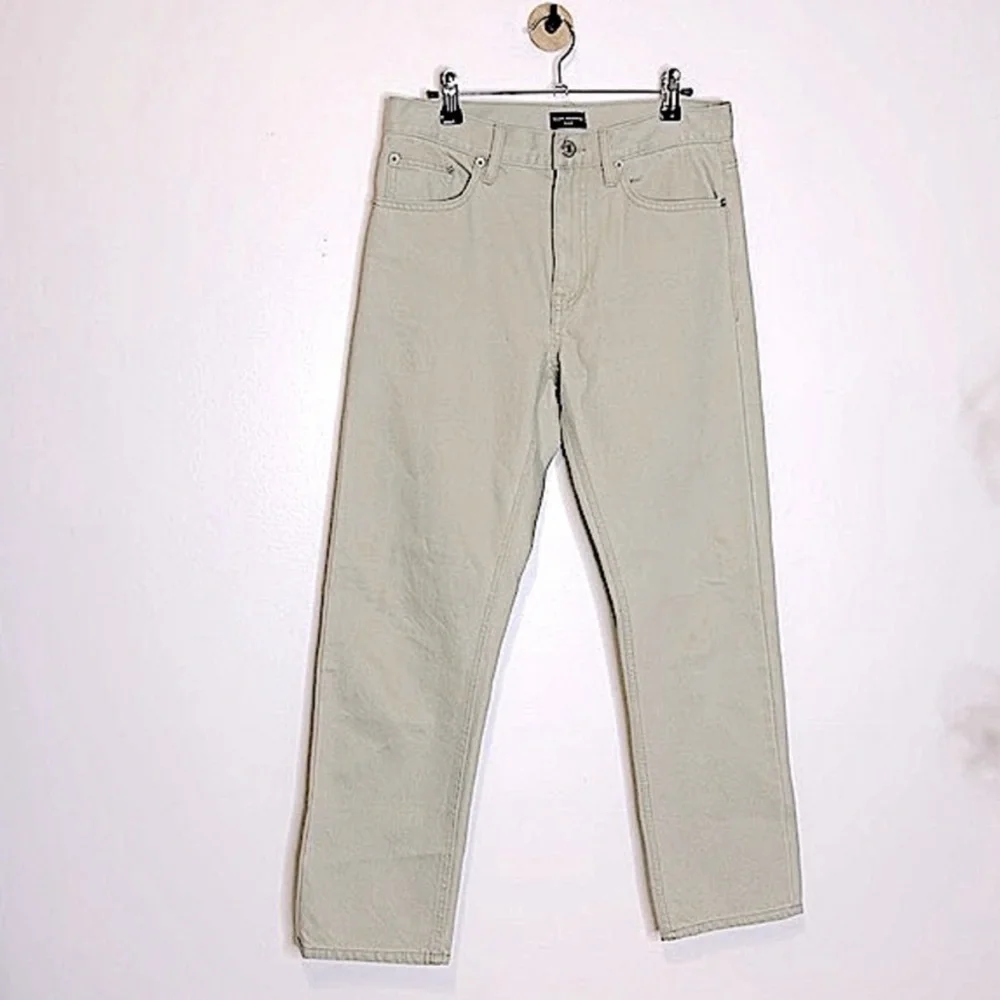 Club Monaco Women’s‎ Jeans 26 Sage Green Relaxed Slim Crop High Rise Straight